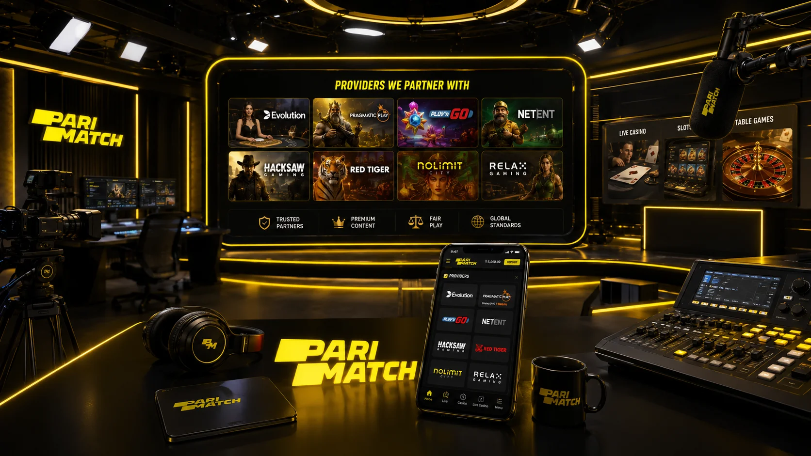 Игры от 50+ лицензированных провайдеров в Parimatch